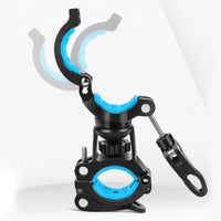Cycle Light Mount Screw-Tightened Handlebar Flashlight Holder Flashlight Clamp Mount Compact Clamp Bike Light Holder
