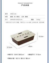 厦门月邻居DULTON手提翻盖收纳箱BONOX分类工具盒储物箱 车载露营