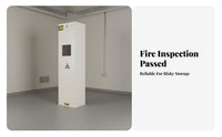 Gas Cylinder Cabinet Automatic Alarm System Fire-Resistant-Resistant Gas Cabinet Fire Resistant for Researchers, Repair Specialist S, Factories