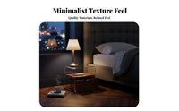 Nightstand Drawer Elegant Design Easy Mobility for Living Room