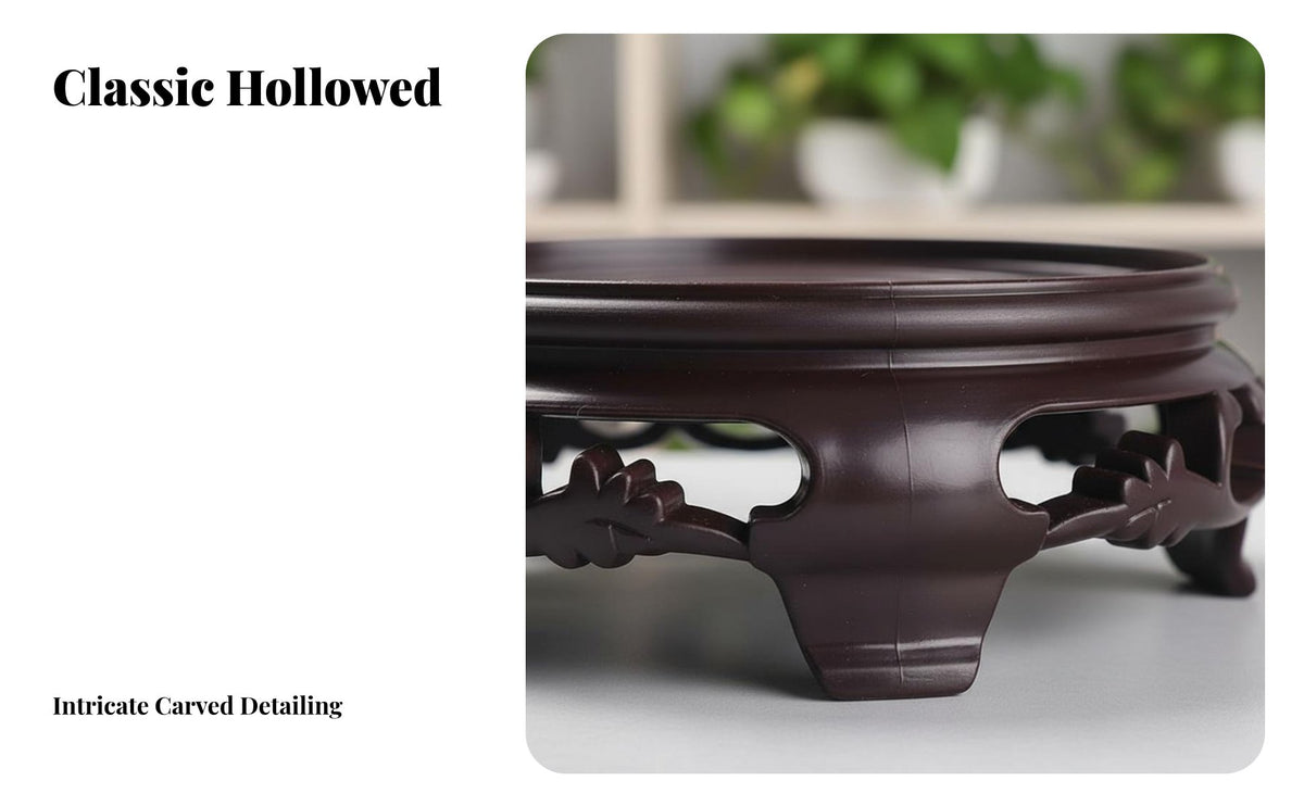 Round Plant Tray Floor Protection Round Flower Pot Base Potted Holder for Gardeners Enthusiasts, Balcony, Patio, Desktop