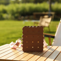 Cookie Shaped Cup Detachable Cup with Shoulder Strap Clear for Outings, Picnics