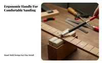 High Precision Guitar Fret Polishing Tool Ergonomic Handle Fretboard Sanding Stick Long-Lasting for DIY Hobbyists, Music Workshop