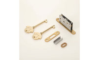 Piano Lock with Keys Brass-Colored Piano Lock Hardware Flush Mount Inset for Woodworkers, Pianos, Instrument Cases