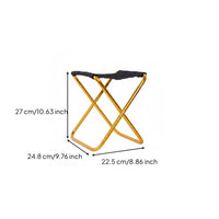 Foldable Folding Fishing Stool Lightweight Portable Camp Stool Easy to Carry Portable Seat Space-Saving for Barbecue