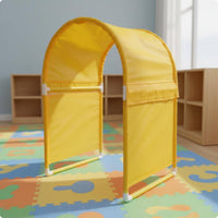 Rainbow Crawl Tunnel Sensory Active Children Crawling Tube Soft Textile Play Tunnel Tent for Young Children