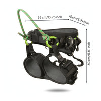Climbing Harness with D-Rings Padded Climbing Harness with Padding Comfortable Waist Belt for Arborists