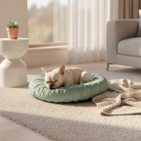 Machine Washable Dog Bed Cover Removable Replacement Dog Bed Cover Shielding Bedding Soft for Living Rooms
