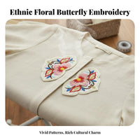 DIY Decoration Iron-on Embroidered Applique Long-Lasting Iron-on Applique for Hobbyists, Fashion Enthusiasts, Crafting, Costume Making