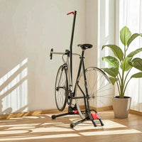 Adjustable Height Vertical Bike Stand Space-Saving Upright Bike Stand No-Drill Vertical Bike Rack Heavy Duty for Cyclists, Riders, Garage, Apartment