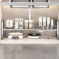 under-sink storage rack