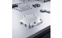 Vacuum Pump Plate Aluminum Alloy Vacuum Pump Cover Machined for Car Builders, Mechanics, Engine Swap