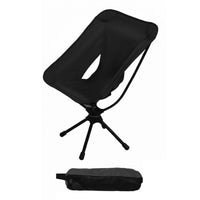 Aluminum Alloy Frame 360 Degree Rotating Outdoor Chair Foldable Design 360 Degree Rotating Camp Seat Easy Assembly Swivel Camping Chair Long-Lasting Oxford Material for Hikers