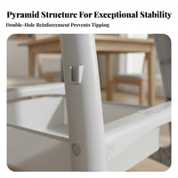 Adjustable Baby Dining Chair with Tray Safety Harness Multifunctional Toddler Dining Chair Safe & Odor-Safe Material Infant to Toddler Highchair Stable Pyramid Structure for Toddlers, Infants, Restaurant, Kitchen, Daycare Center, Playroom