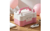 AC Powered Electric Balloon Pump Multiple Nozzles Two Nozzle Balloon Pump Built-in Handle