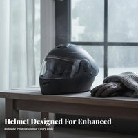 Modular DOT Certified Flip-up Full Face Helmet Removable and Washable Liner Guarding Headwear for Men, Women, Road Riding, Traveling