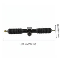 Aluminum Shell Rack and Pinion Steering Kit Metal Body Rack and Pinion Steering Universal DIY Replacement Part Vehicle Parts for Motorcycle Conversion