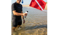 Weighted Base Diver down Flag Buoy Buoyant Diver down Flag High Visibility Floating Diving Marker Tear-Resistant-Resistant Material for Divers, Sea, Lake
