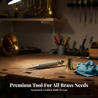 Mouthpiece Repair Tool Professional Grade Brass Mouthpiece Shaft Sturdy Trumpet Shaping Tool for Music Students, Band Directors, Home, Offstage