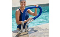 Pool Handrail with Grip Cover Non-Slip Pool Handrail with Cover Ergonomic