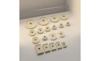 20 Pieces Watch Press Dies Nylon Watch Case Dies for Watchmakers, Hobbyists