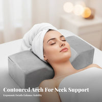Removable and Washable Cover U-Shaped Lash Pillow Breathable Eyelash Grafting Neck Pillow Velvet Material for Estheticians, Spa