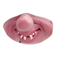 Half Face Pig Face Covering Exaggerated Latex Half Mask One Size Fits All for Adults, Pranksters, Costume Parties