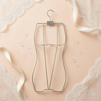 Metal Swimsuit Hanger Vertical Support Body-Shaped Wire Hanger Commercial Use Clothing Display