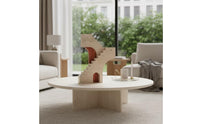 Geometric Ornament Architectural Desktop Ornament Artistic Statuary Sculpture for Coffee Table