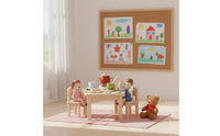 Toy Tea Set with Tray Smooth Wooden Tea Set Educational Dessert Pieces for Kids