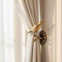 Curtain Holdback Sturdy Curtain Holdback with Mounting Accessories Elegant Wall Hook for Living Room
