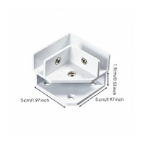 Corner Glass Clamp Aluminum Alloy Glass Clamp Waterproof