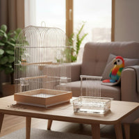 Fresh Water Flow Circulating Bird Bath Cross-Border Ready Parrot Shower Tub Plastic for Aviary