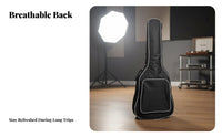 Guitar Backpack Bag Thickened Padding Padded Guitar Backpack Musical Instrument Accessory Waterproof Adjustable Straps for Gigs