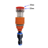 Easy Install PE Tube Connector Long-Lasting Construction Quick Connect Hose Adapter Rust Resistant for Greenhouse, Patio