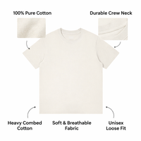 Men's Dense Base Layer T-Shirts with Crew Neck, Loose Fit Short Sleeve Tee for Streetwear and Casual Wear, Moisture Wicking Material