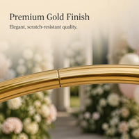 Round Metal Arch for Wedding & Party Decorations
