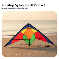 Acrobatic Kite Ripstop Nylon Material Two-Line Line Kite Tear-Resistant