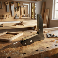 L-Shaped Corner Clamp Screw-Driven Right Angle Clamp Adjustable Wood Clamps Heavy Duty for Frame Assembly