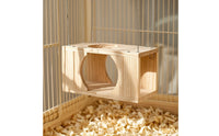 Ventilated Hanging Pet House with Chains Breathable Suspended Hamster Nest Comfortable Mouse Hideaway Safe for Guinea Pigs