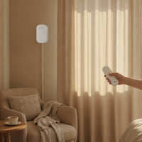 Slim Curtain Controller Compact Controller with Hanging Hole Portable Simple Installation for Home