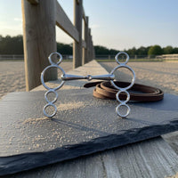 Colorfast Stainless Steel Horse Bit Gentle Mullen Mouth Bit Comfortable Fit for Training