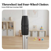 Built-in Music 3-Wheel Mist-Spraying Scooter LED Light-up Wheels 3-Wheel Scooter Foldable Design children's Vehicle Anti-Slip Deck for Toddlers, Beginners, Outdoor Play, Outdoors, Playground, Sidewalk