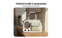 Large Capacity Pet Shoulder Bag Breathable Soft-Sided Pet Carrier Lightweight Dog Carrier Bag Stylish Design for Car Rides, Vet Visits