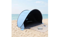 Open-Front Shelter Tent Quick Setup Compact Foldable Lightweight Fold-out Beach Tent Fold-up-up Beach Shelter for Park