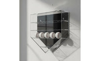 Baseball Display Case Transparent Memorabilia Storage for Sports Collection