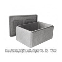 Open-Top Food-Grade Thermal Box Expanded Polypropylene Insulated Box