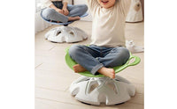 Fun Exercise Sensory Integration Rotating Seat Stable Structure Vestibular Balance Training Toy Anti-Slip Base Childrens Swivel Chair with Handles Parent-Child Interaction for Toddlers, Home, Playroom