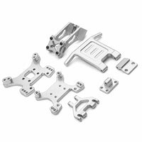 1/14 1/12 Metal UpgradeFront Guard Damping Bracket Kit Mounting Holes Hobby Vehicle for Wltoys