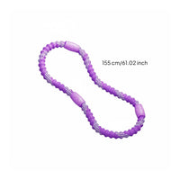 springing Waist Hoop Full Wrap Protection Soft Waist Hoop Noiseless Construction Padded springing Exercise Tool for Women, Home Workout